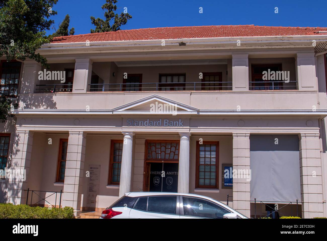 Clanwilliam, South Africa the Standard Bank building in the cbd of the town Stock Photo Alamy
