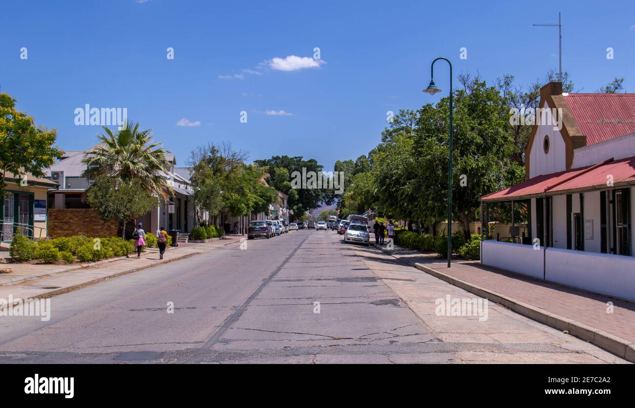 Clanwilliam, South Africa the main street and cbd of the small