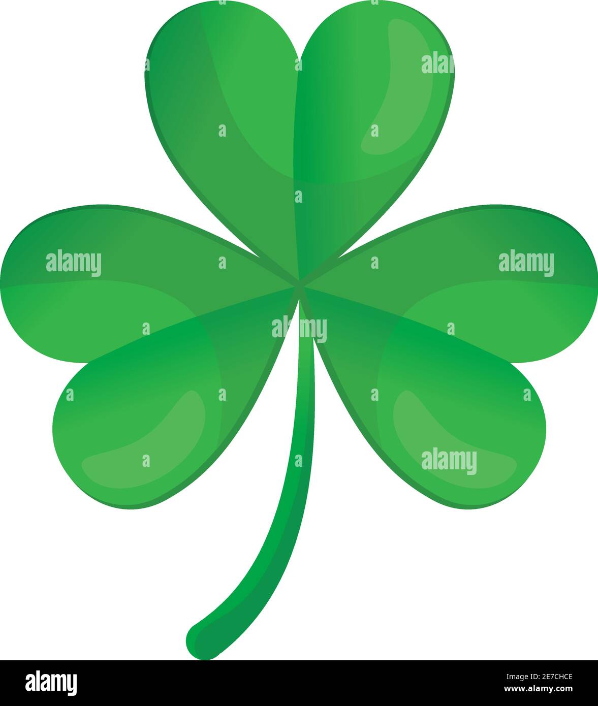 clover on a white background Stock Vector Image & Art - Alamy