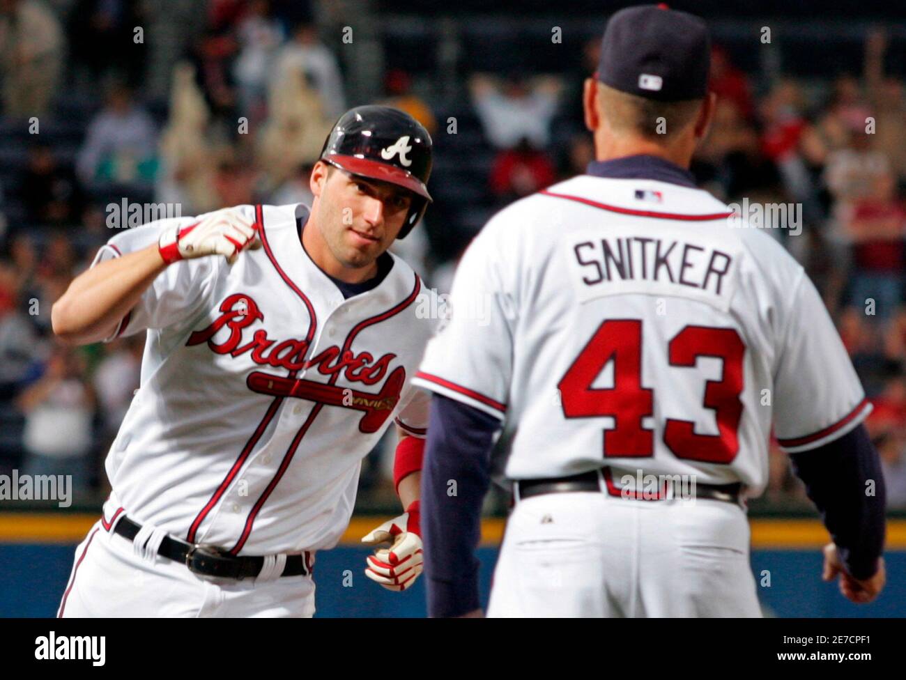 Brian snitker third base coach hi-res stock photography and images - Alamy