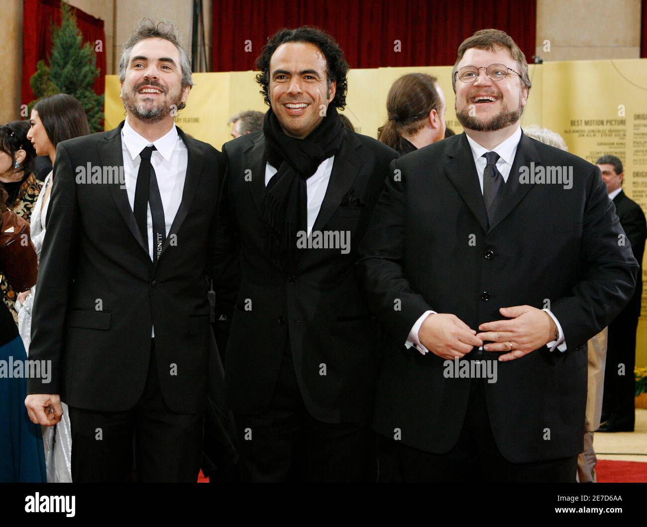 L R Alfonso Cuaron Nominated For An Oscar In The Adapted Screenplay And Film Editing Categories For The Film Children Of Men Director Alejandro Gonzalez Inarritu Nominated For An Oscar For Best Picture