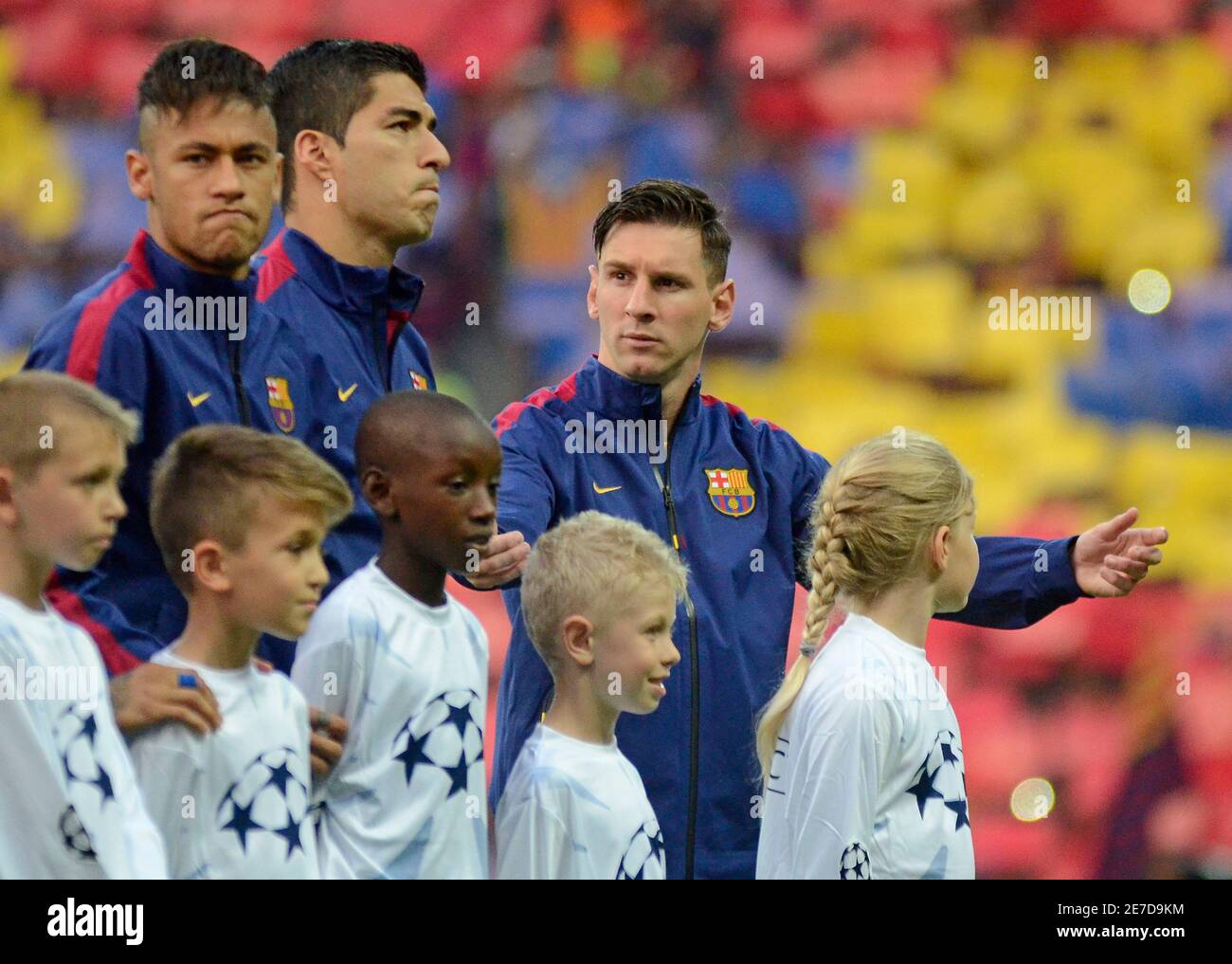 BERLIN, GERMANY - JUNE 6, 2015: Lionel Messi pictured during the 2014/