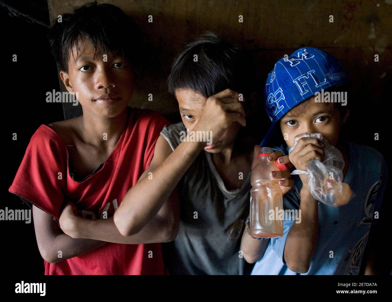 What is solvent sniffing hires stock photography and images Alamy