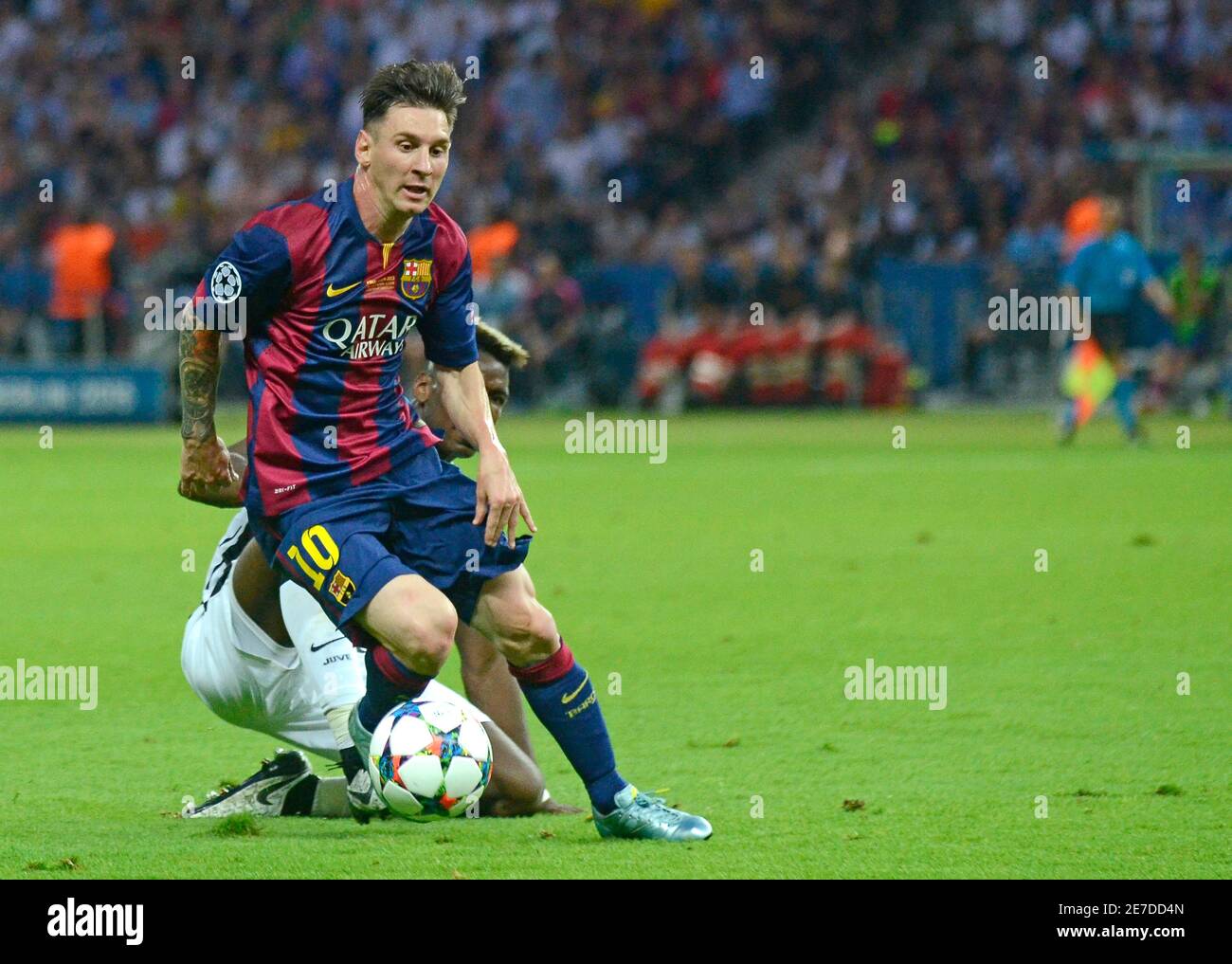 BERLIN, GERMANY - JUNE 6, 2015: Lionel Messi pictured during the 2014/15  UEFA Champions League Final between Juventus Torino and FC Barcelona at  Olympiastadion Stock Photo - Alamy