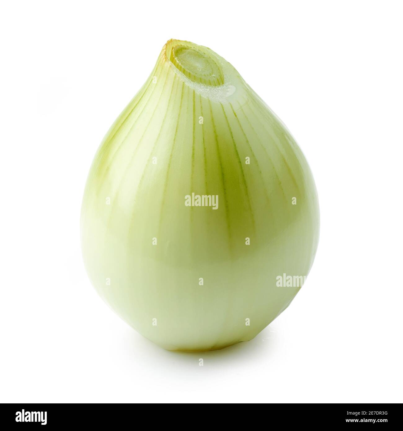 fresh raw peeled onion isolated on white background Stock Photo - Alamy