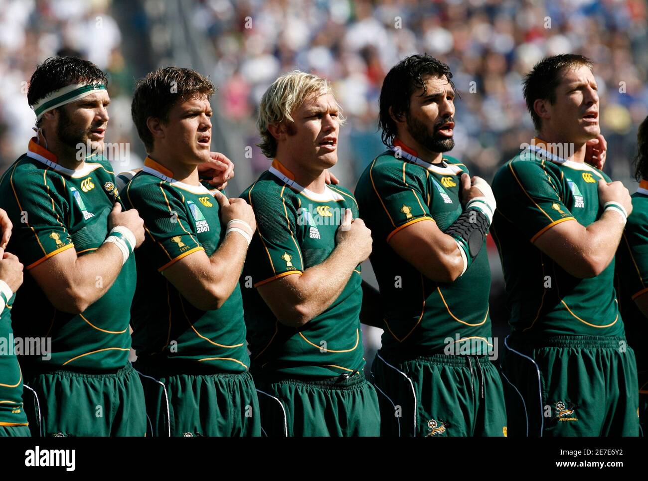 Before the start of the rugby union world cup final hires stock