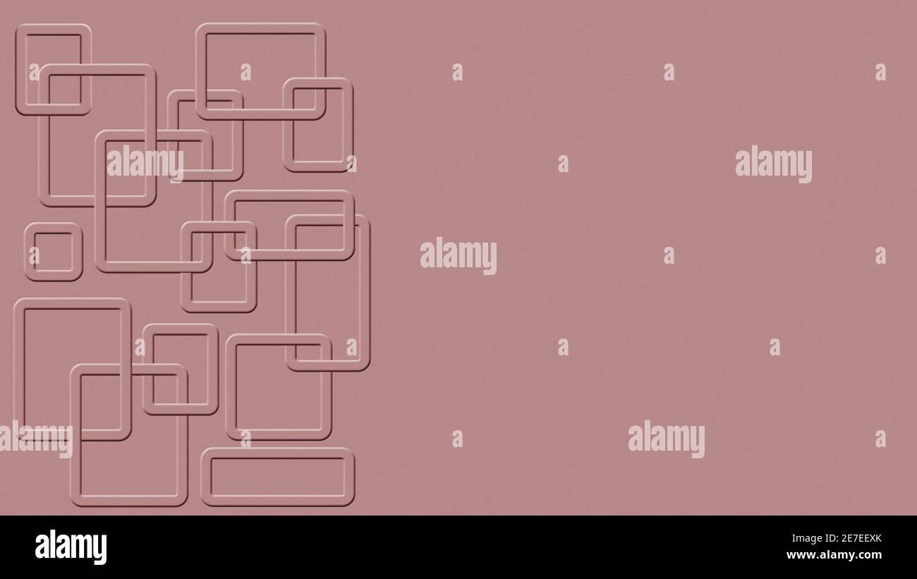 Modern design of graphic elements in rose color - rectangle frames ...