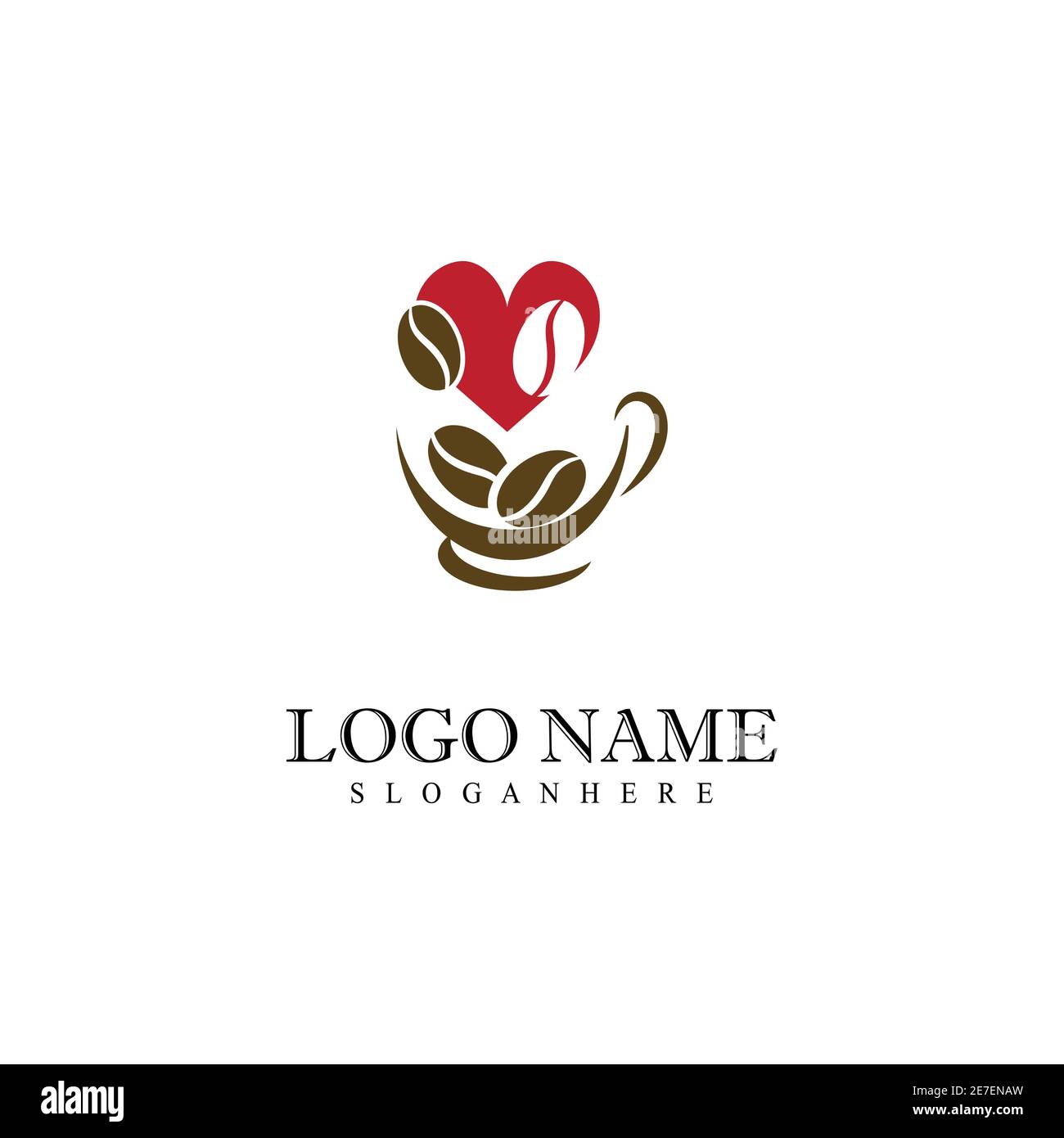 Coffee Cup Logo Template Vector Icon Design Stock Vector Image Art