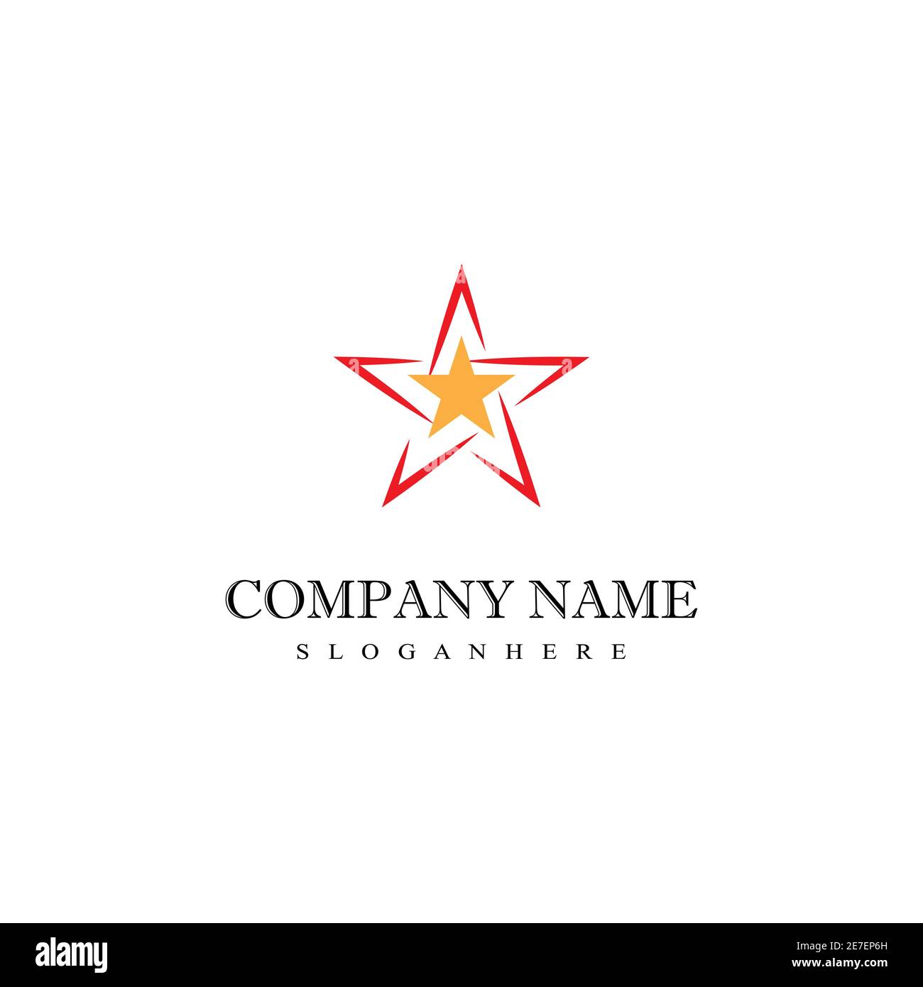 Star icon Template vector illustration design Stock Vector