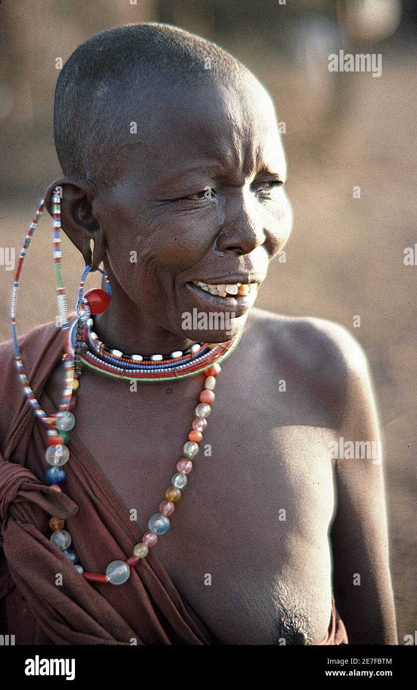 Maasai tribe Kenya Stock Photo