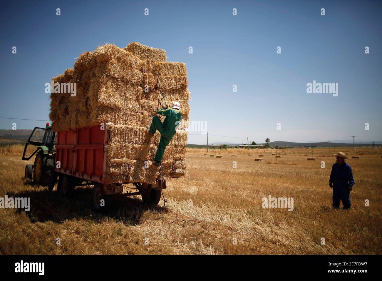 Load up hay hires stock photography and images Alamy