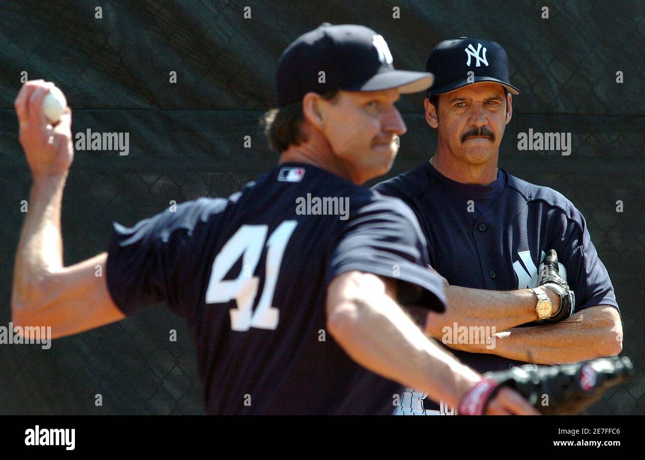 New york yankees pitching coach hires stock photography and images Alamy