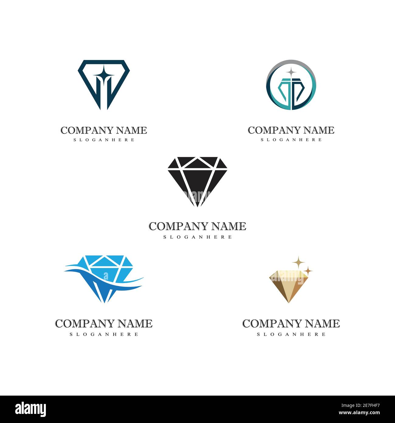 Diamond Logo Template vector icon illustration design Stock Vector ...