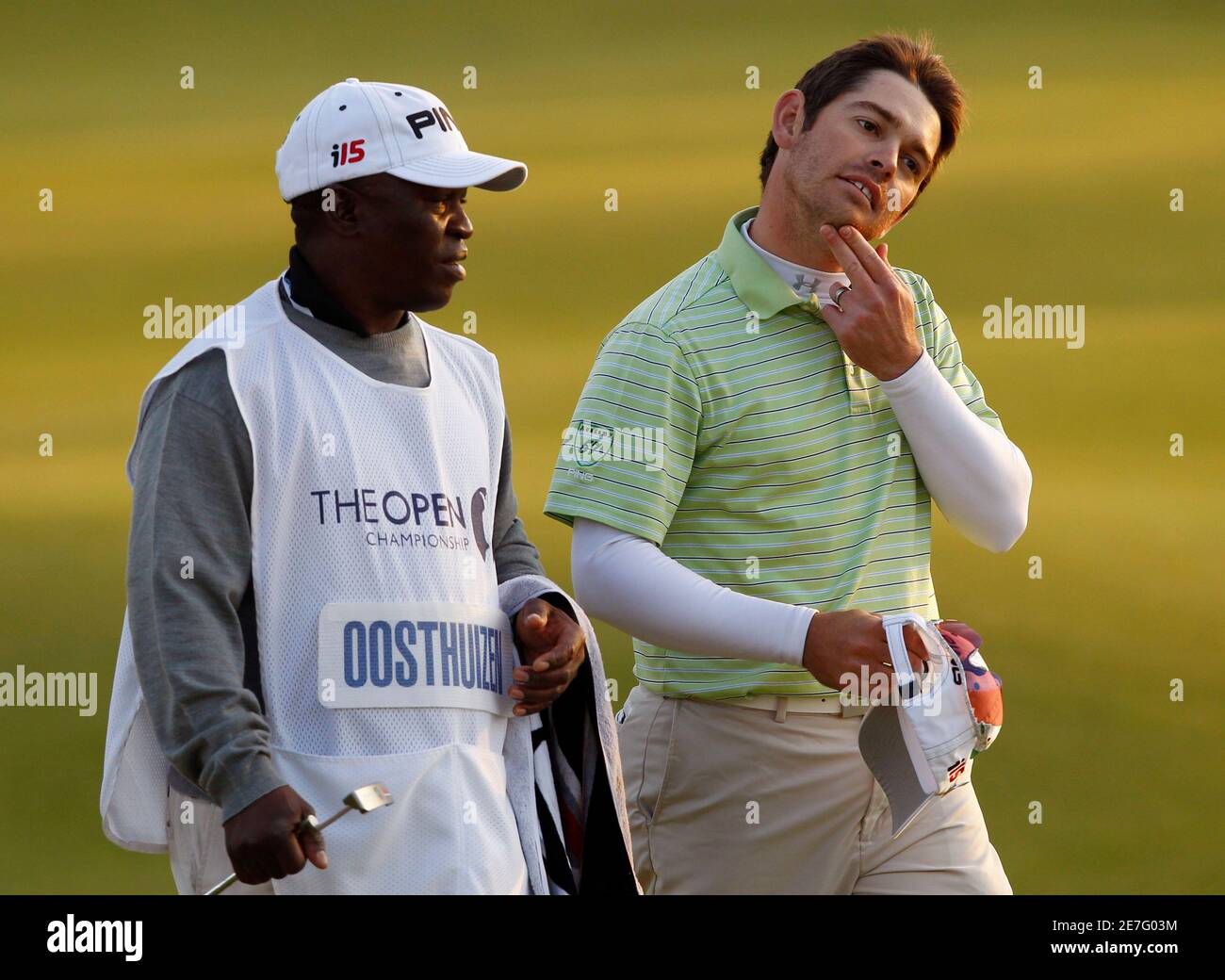 Caddie To Louis Oosthuizen Of South Africa High Resolution Stock Photography And Images Alamy