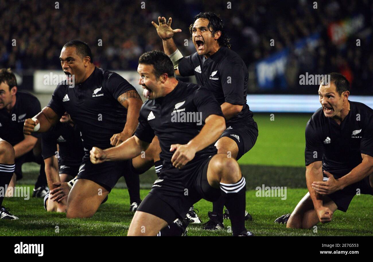 All Blacks Haka High Resolution Stock Photography And Images Alamy