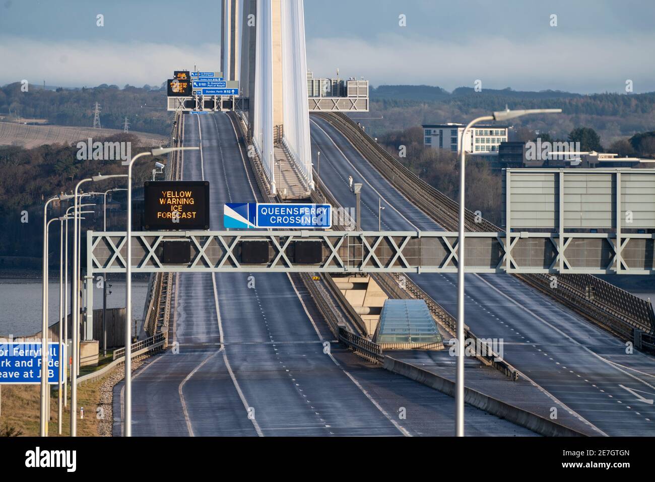 South Queensferry Scotland UK. 30 January 2021. Queensferry