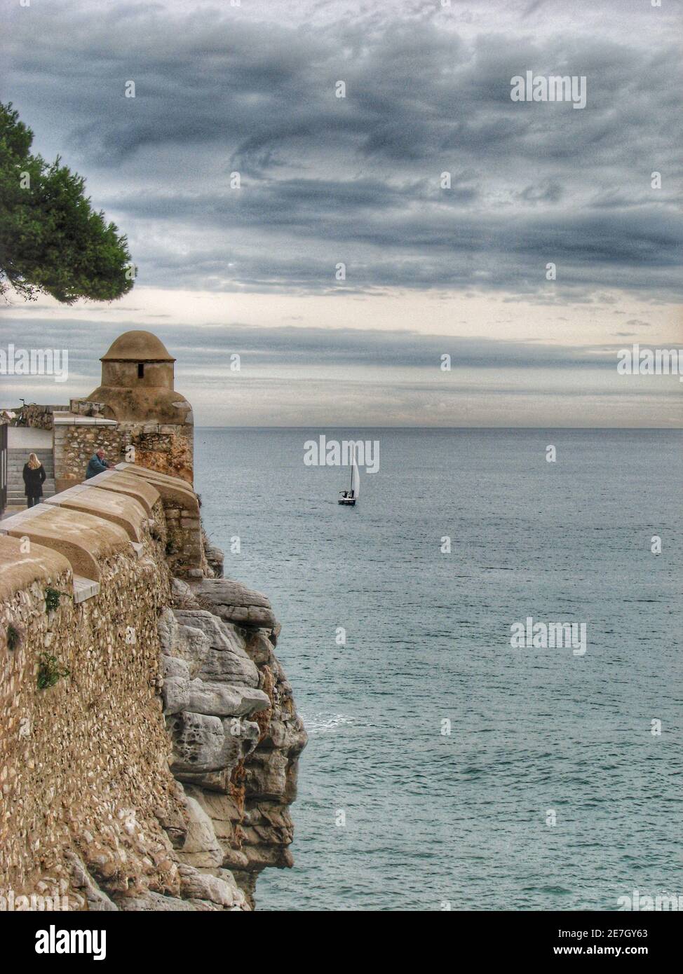Sailing of the Spanish coast Stock Photo Alamy