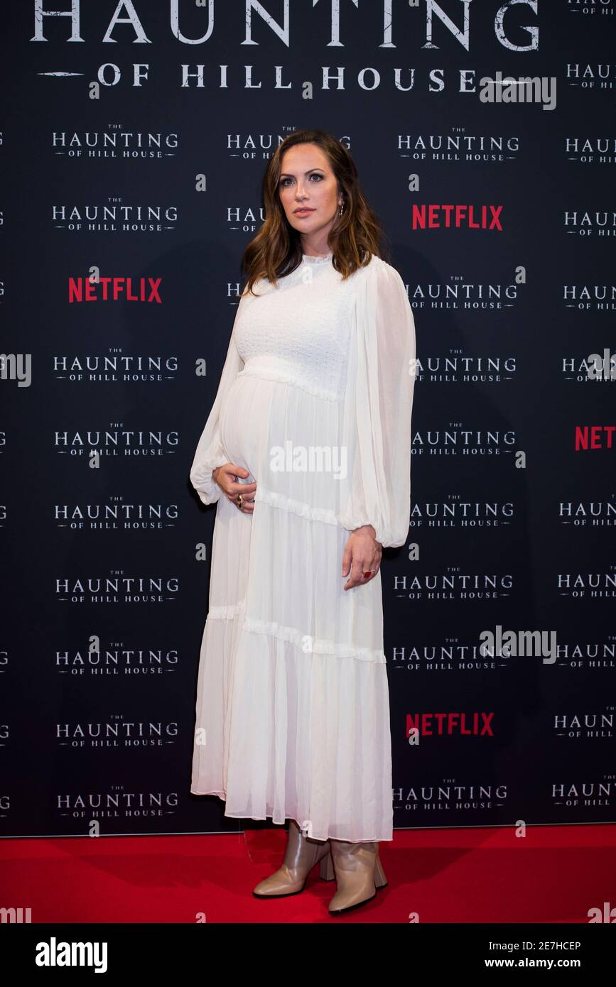 Kate Siegel attends the special screening of The Haunting of Hill House