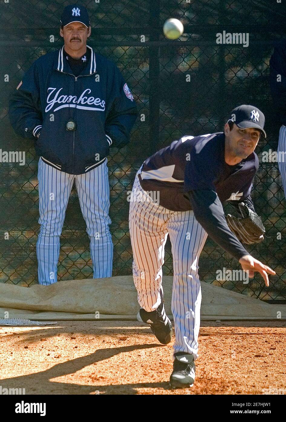 New york yankees pitching coach hires stock photography and images Alamy