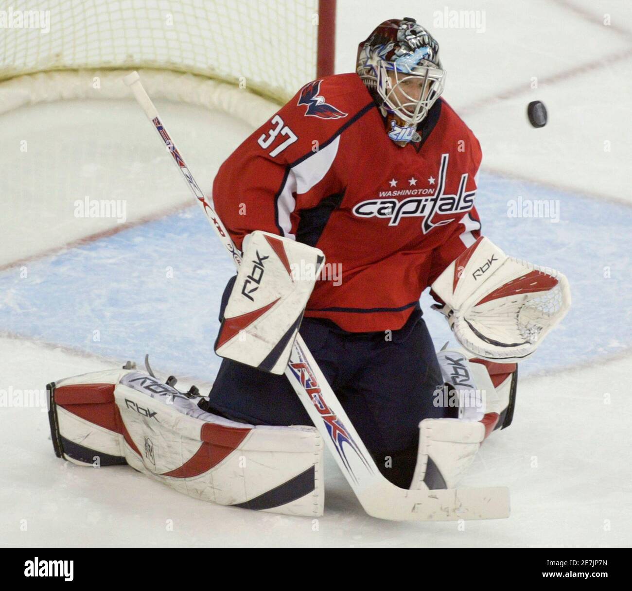 Washington Capitals goalie Olaf Kolzig 