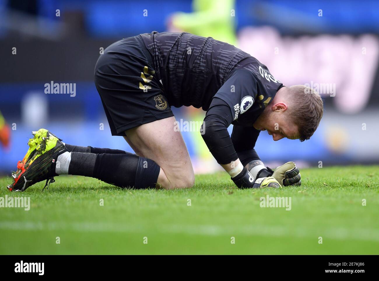 Everton goalkeeper Jordan Pickford 
