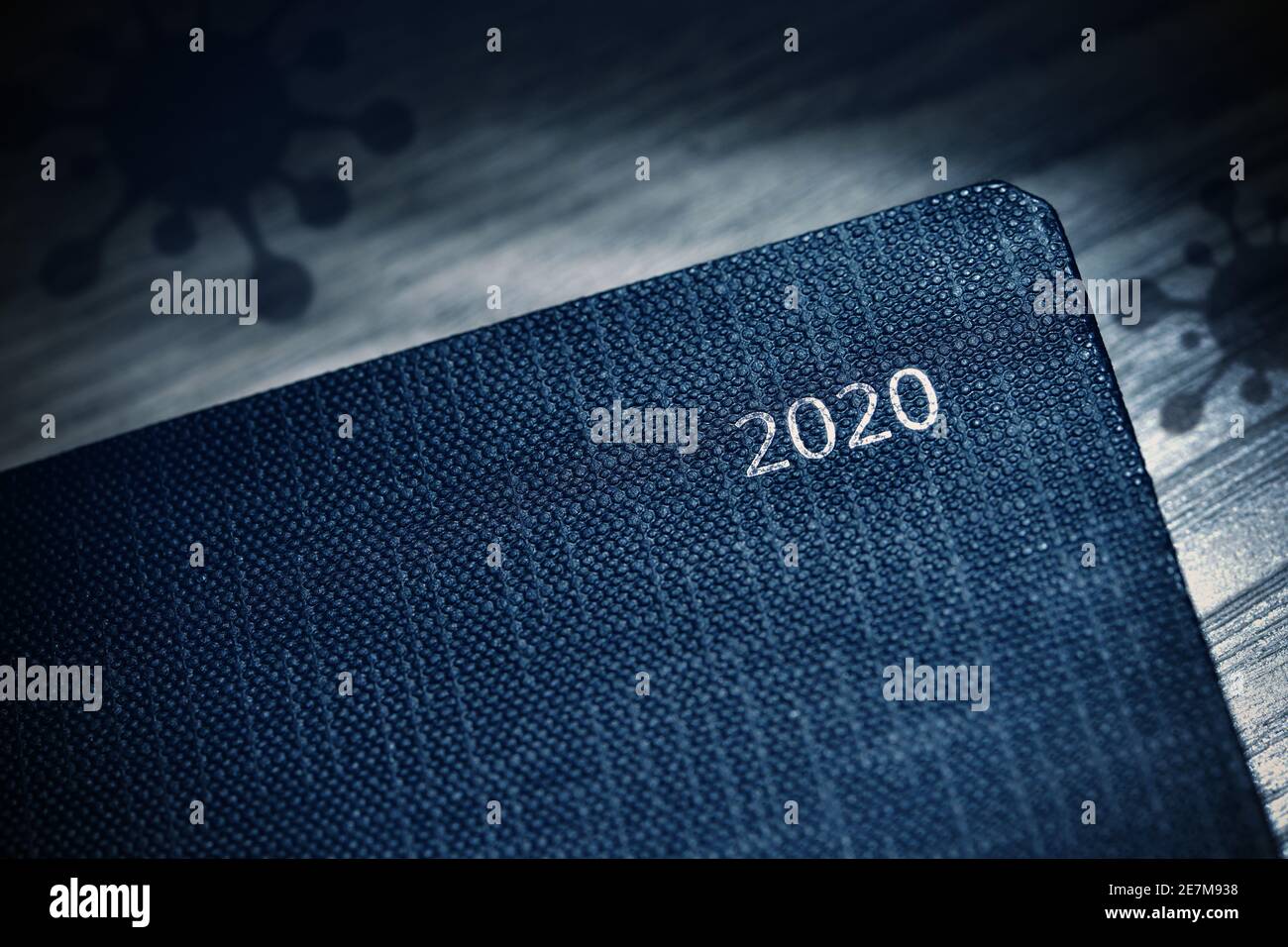 Calendar Of The Year 2020 And Coronavirus Symbols Stock Photo
