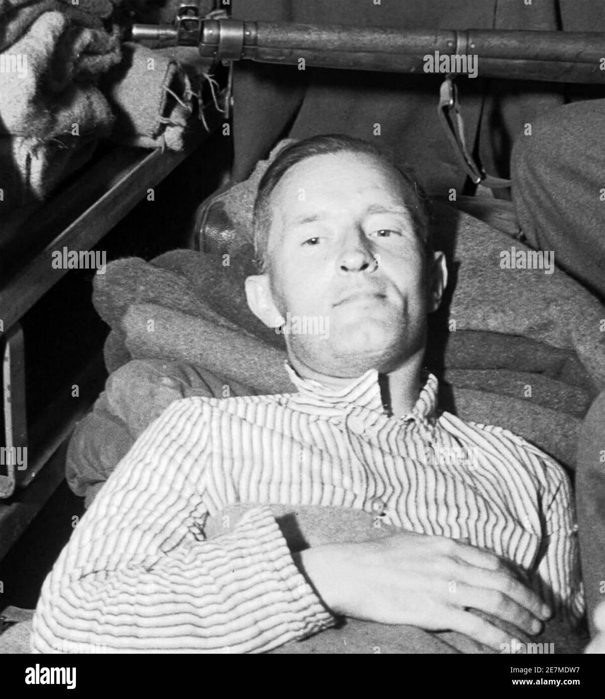 WILLIAM JOYCE (1906-1946) nicknamed Lord Haw-Haw. American-born German  Nazi propagandist broadcaster to the UK during WW2. Stock Photo