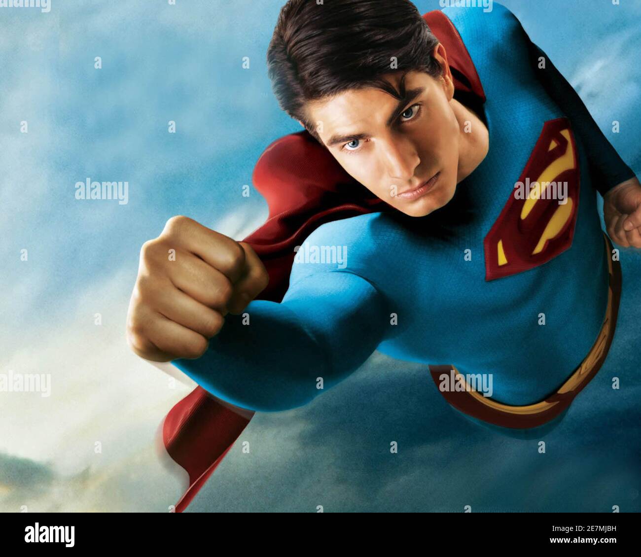 Superman Returns (2006 movie): starring Brandon Routh as Clark Kent / Superman Stock Photo