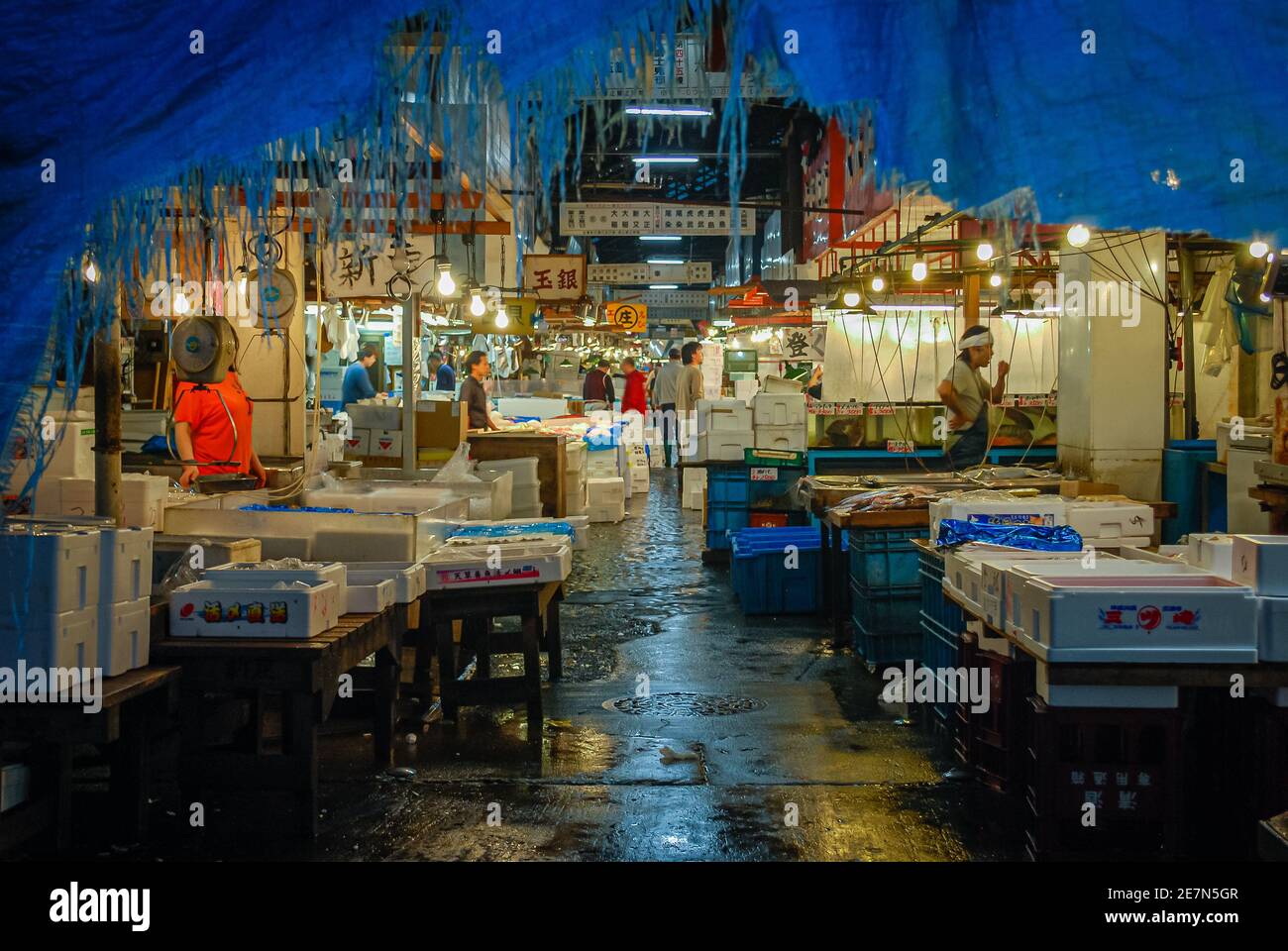 Tsukiji Fish Market, Tokyo, Japan Stock Photo Alamy