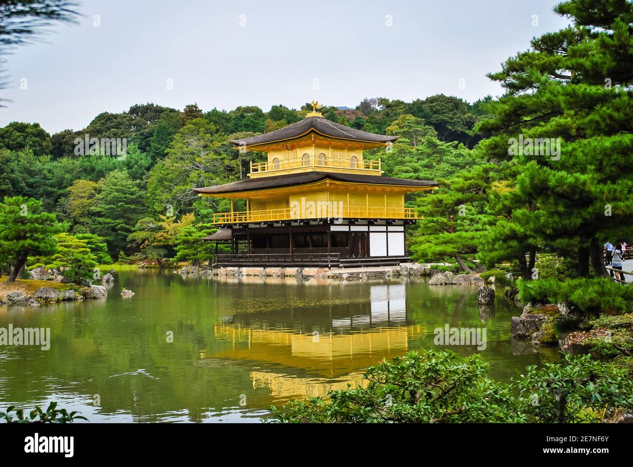 Kinkakuji (Golden Pavilion), Kyoto, Japan Stock Photo