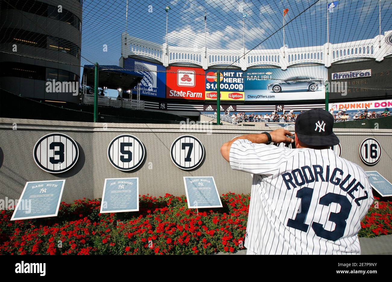 yankees jersey numbers