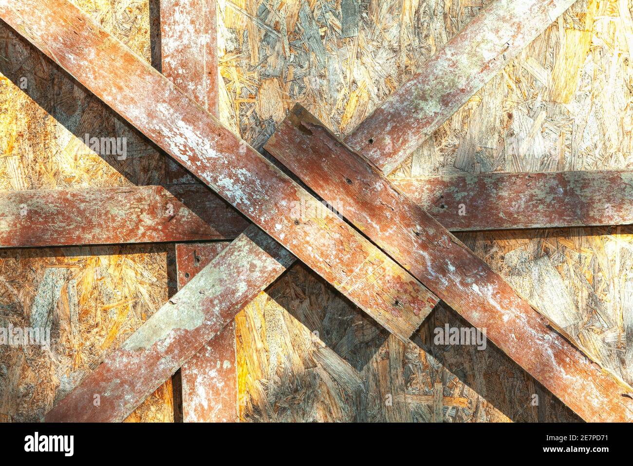 Wooden grunge planks background . Abstract structure made by woods Stock Photo