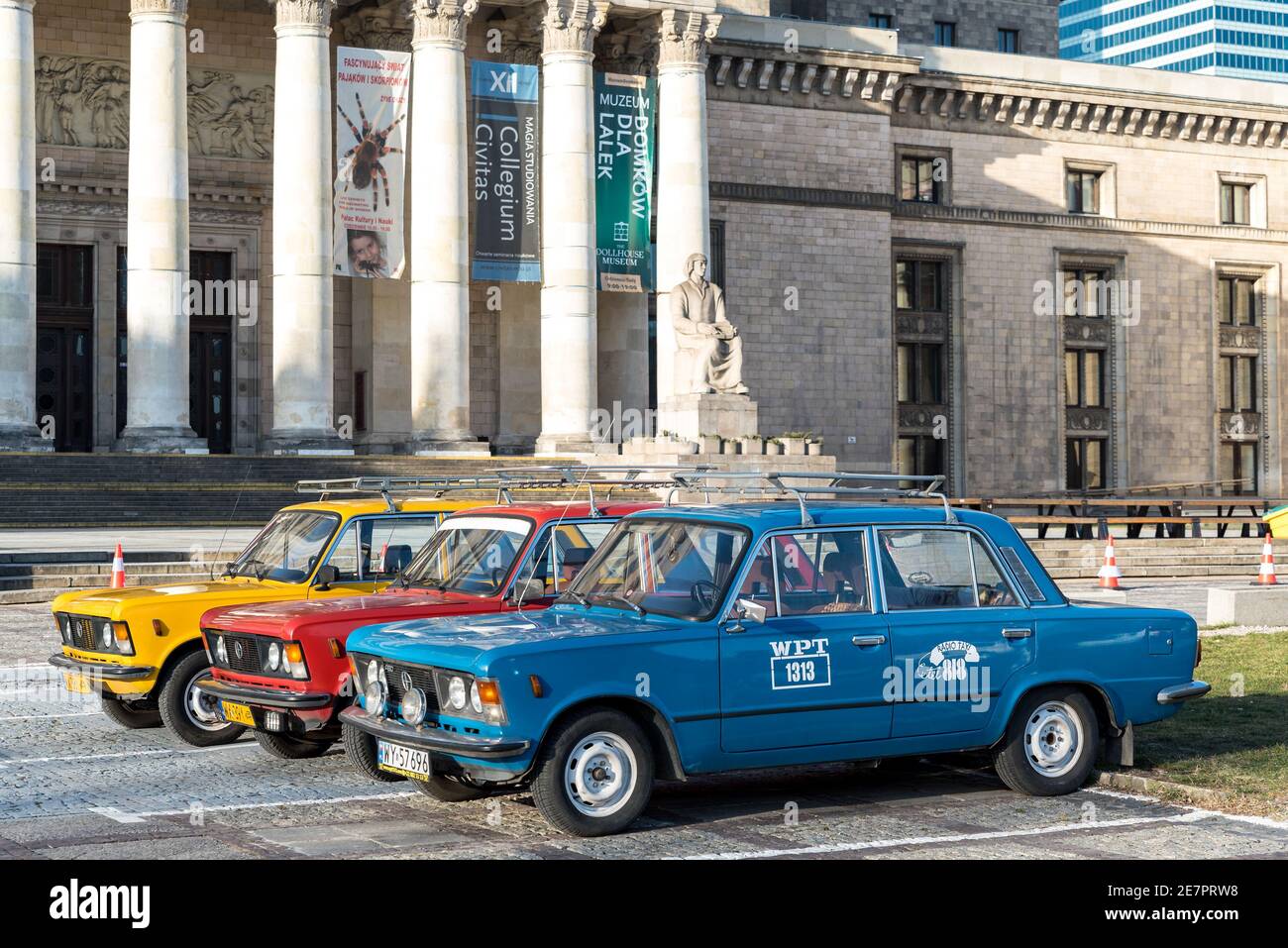 Warsaw, Poland February 08, 2020 Fiat 125p i126p classic car