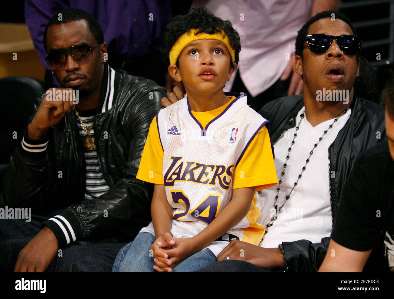 Jay Z Lakers High Resolution Stock Photography And Images Alamy