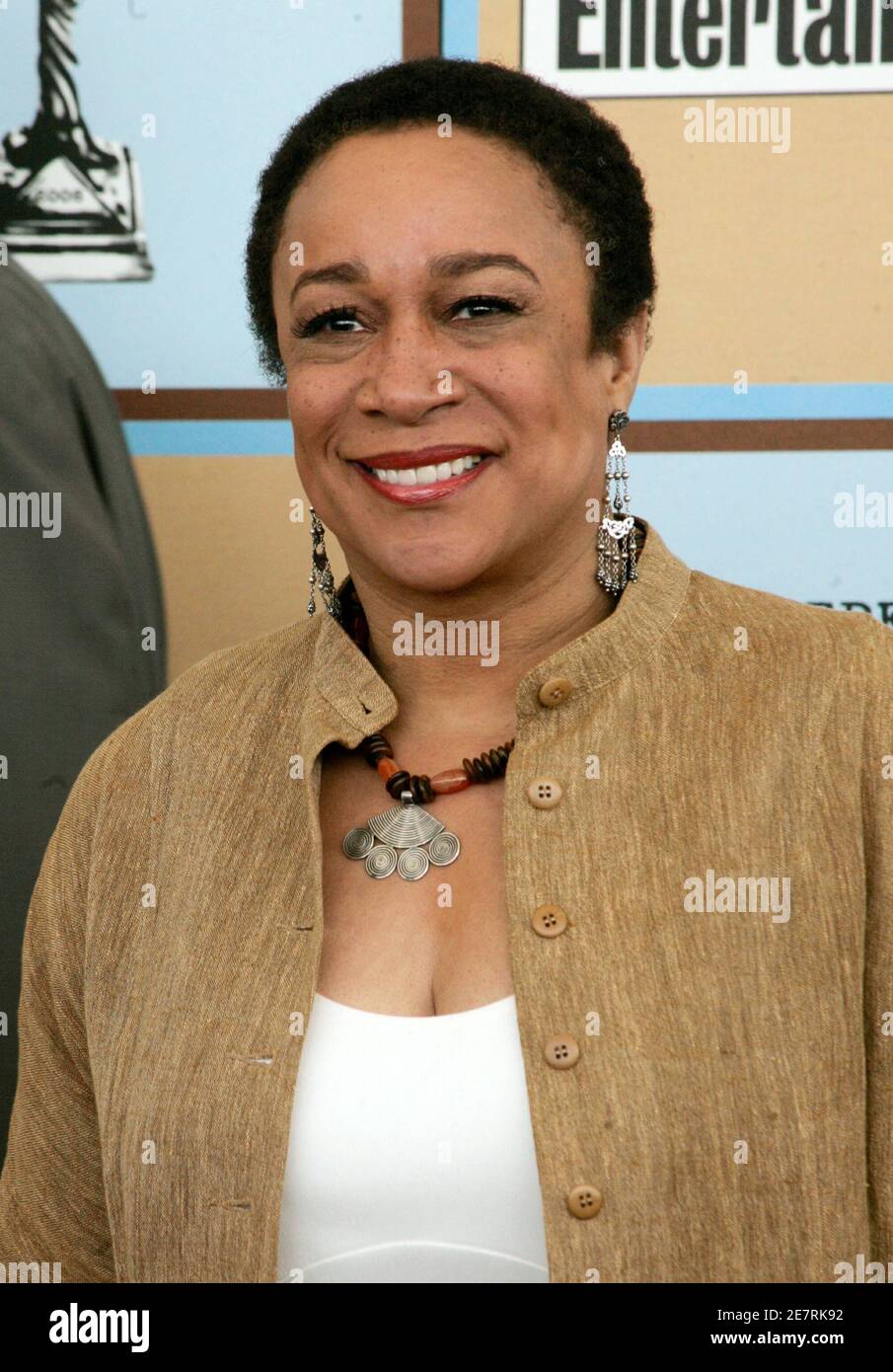 S. Epatha Merkerson, nominated for best female lead, arrives at the 2006 Independent Spirit Awards in Santa Monica, March 4, 2006. Stock Photo
