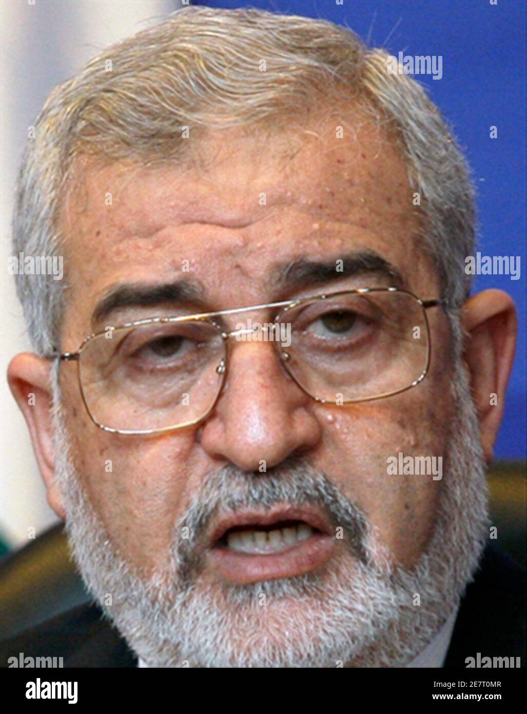 Undated file photo shows Iraqi parliament speaker Ayad al-Samarai, a candidate for Iraq's March 7, 2010 parliamentary election. REUTERS/Staff/Files (IRAQ - Tags: POLITICS ELECTIONS HEADSHOT) Stock Photo