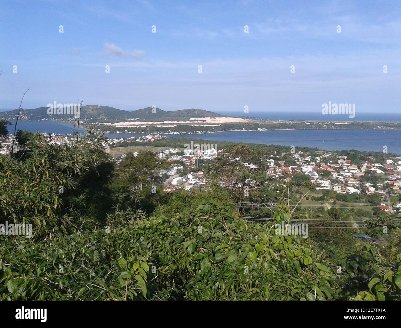 Vista Lagoa da Conceição -  Florianópolis SC Brazil Stock Photo