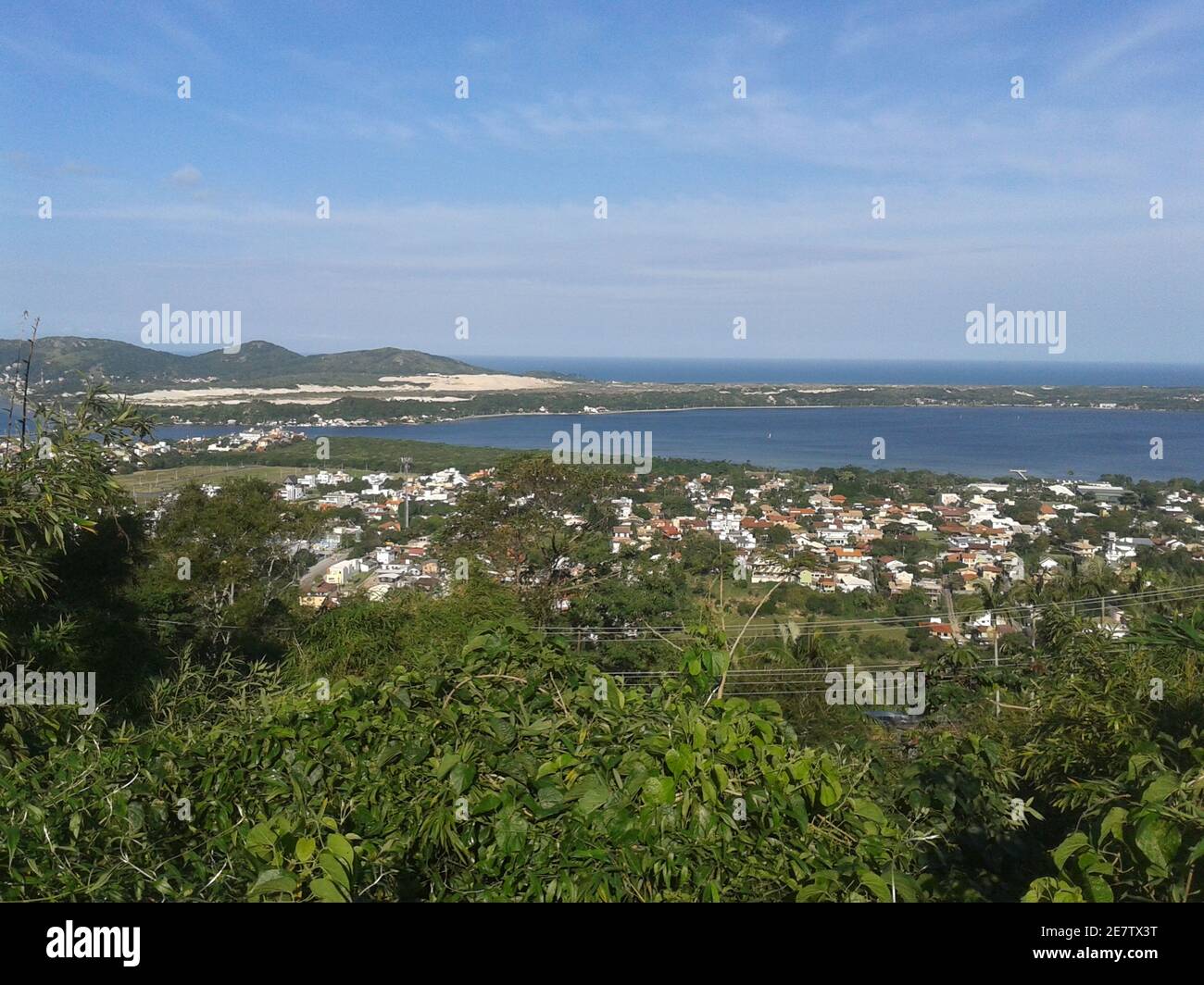 Vista Lagoa da Conceição -  Florianópolis SC Brazil Stock Photo