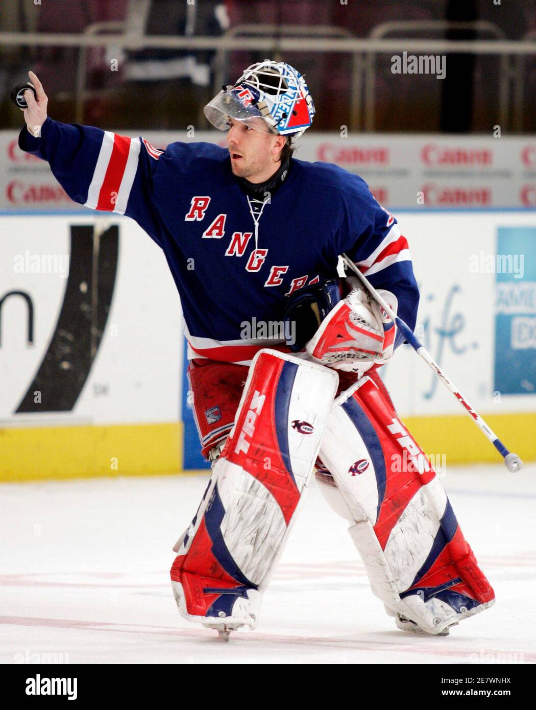 New York Rangers goalie Henrik 