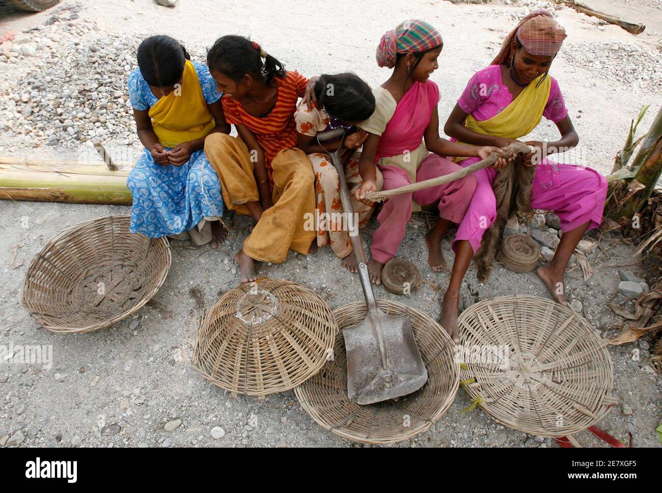 Child Labourers Rest As They Take A Break From Their Work On The Outskirts Of The Eastern Indian City Of Siliguri June 12 09 The International Labour Organization Ilo Celebrates World Day