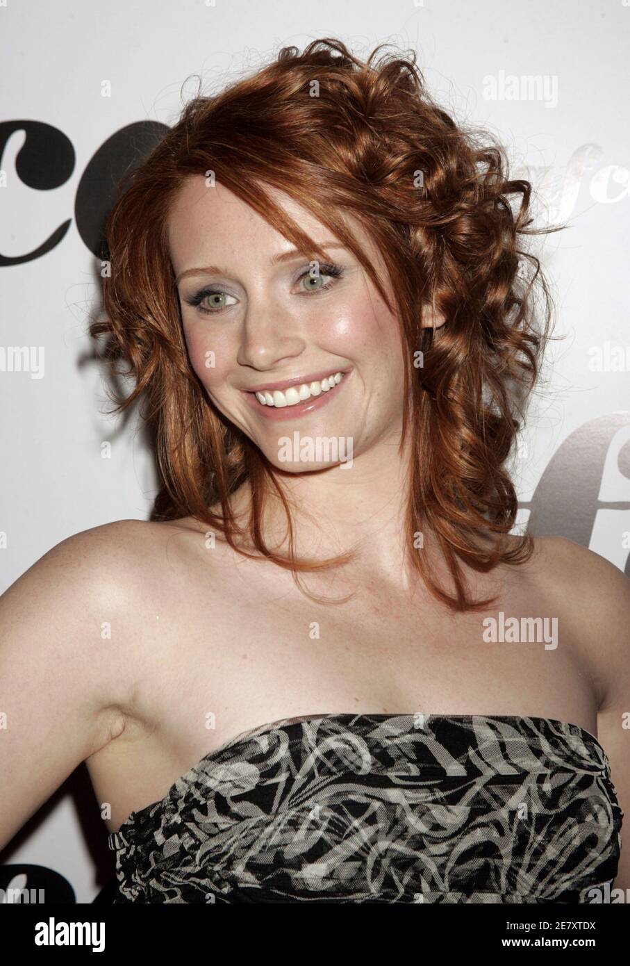 Actress Bryce Dallas Howard poses as she arrives as a guest at the Los Angeles Film Critics Association awards ceremony in Los Angeles, California January 17, 2006. Stock Photo