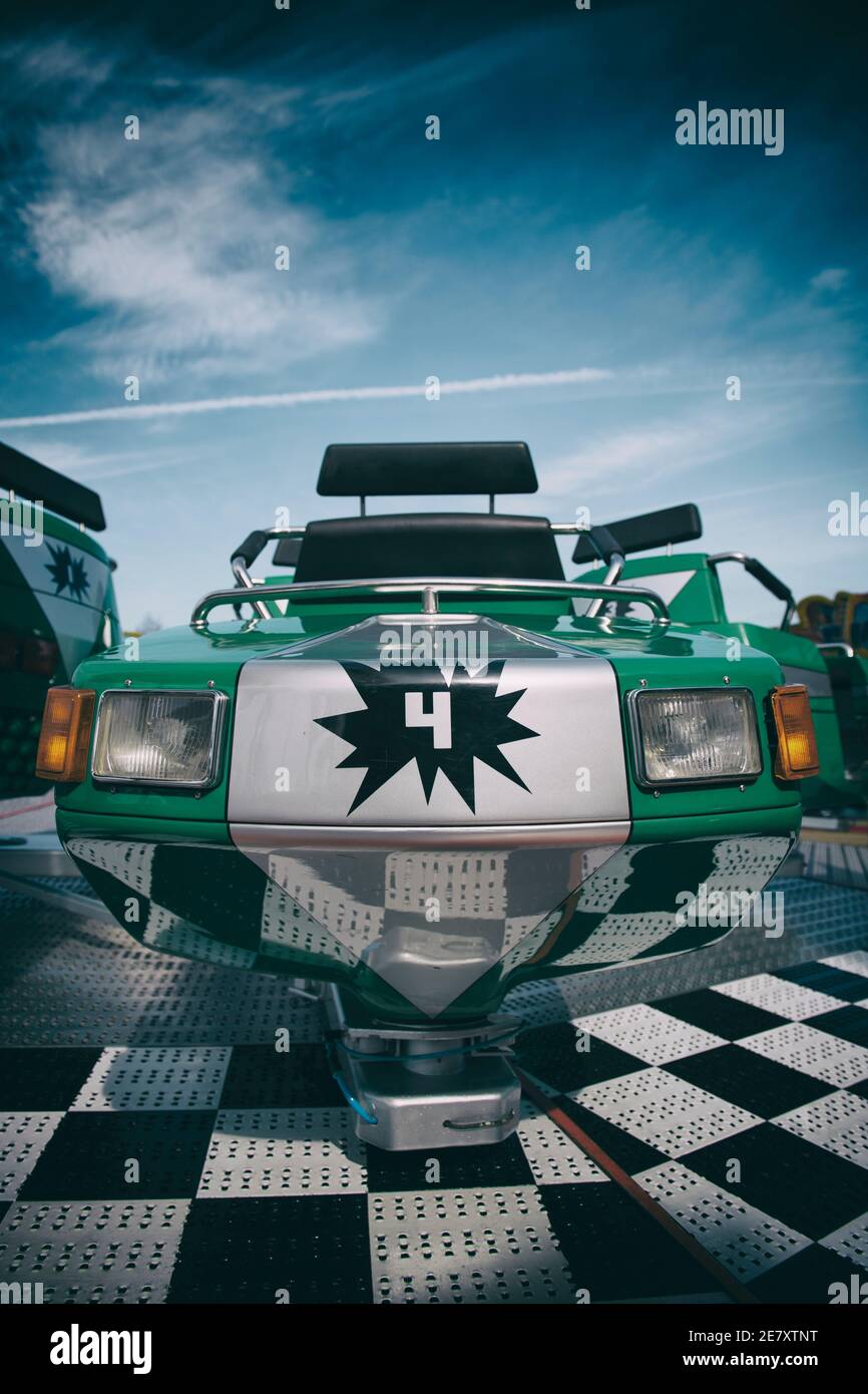 Car Theme 4 Rides Car from a theme park ride Stock Photo - Alamy