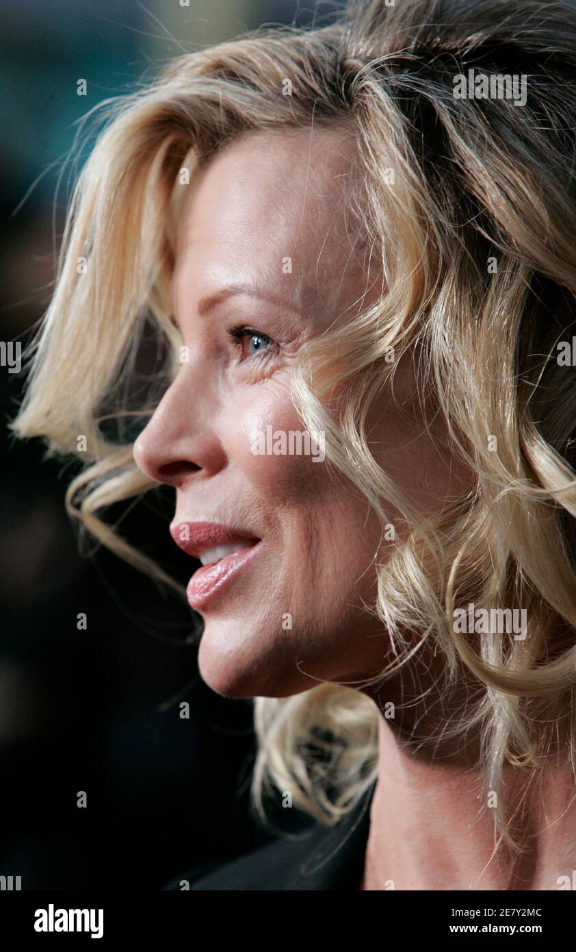 Actress Kim Basinger, star of the film 'The Informers' poses at the film's premiere in Hollywood, California April 16, 2009. REUTERS/Fred Prouser           (UNITED STATES ENTERTAINMENT HEADSHOT) Stock Photo