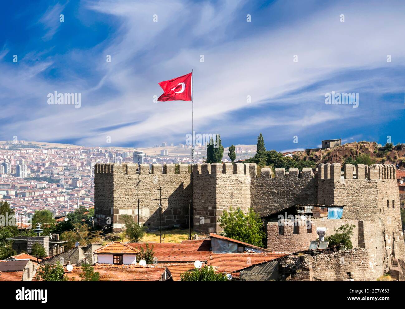 Ankara Castle, Ankara capital city of Turkey Stock Photo Alamy