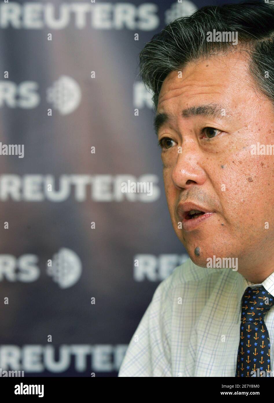 Junichiro Sano Chief Executive Of Dalton Speaks At The Reuters Wealth Management Summit In Tokyo October 4 06 Reuters Kiyoshi Ota Japan Stock Photo Alamy