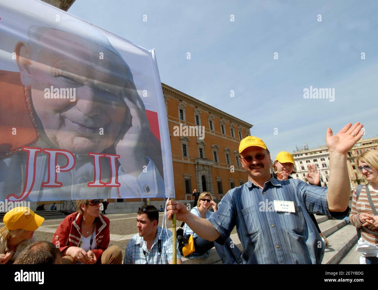 Polish pilgrims during the ceremony concluding the first phase of Pope ...