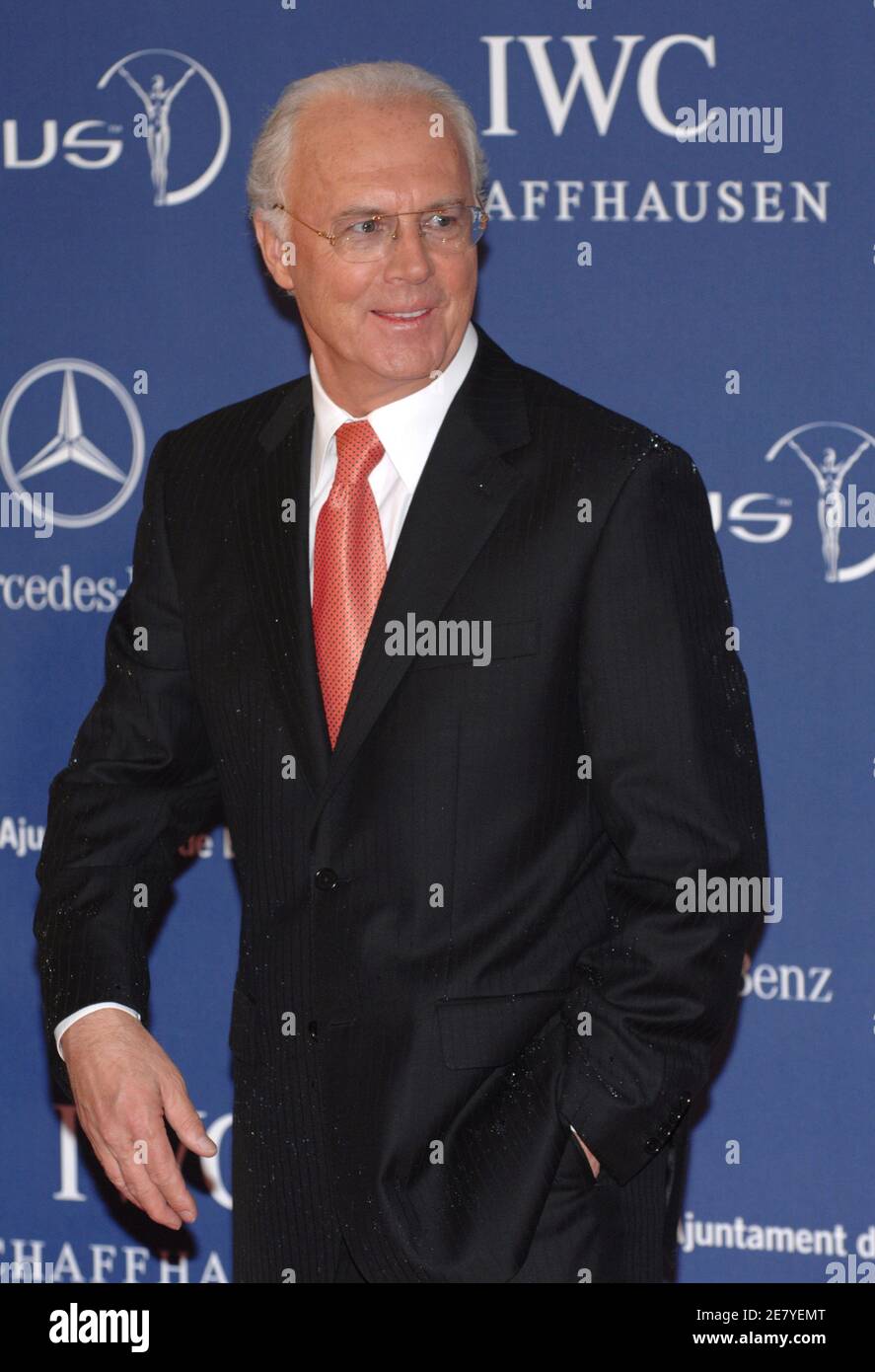 German soccer legend Franz Beckenbauer arrives to the '2007 Laureus World Sports Awards Ceremony