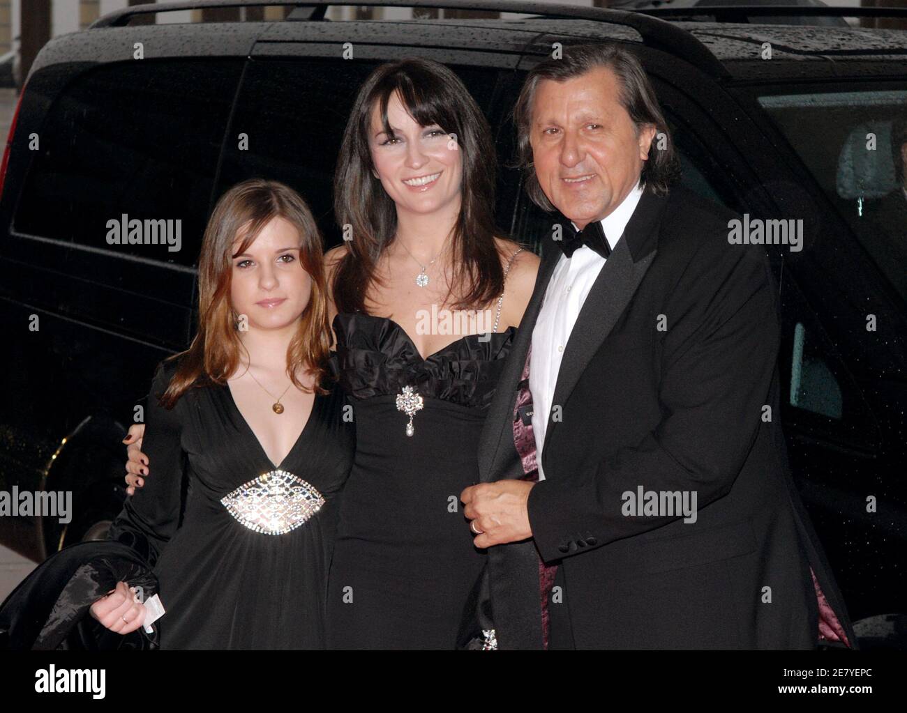 Romanian tennis player Ilie Nastase and his family arrive to the ‘2007