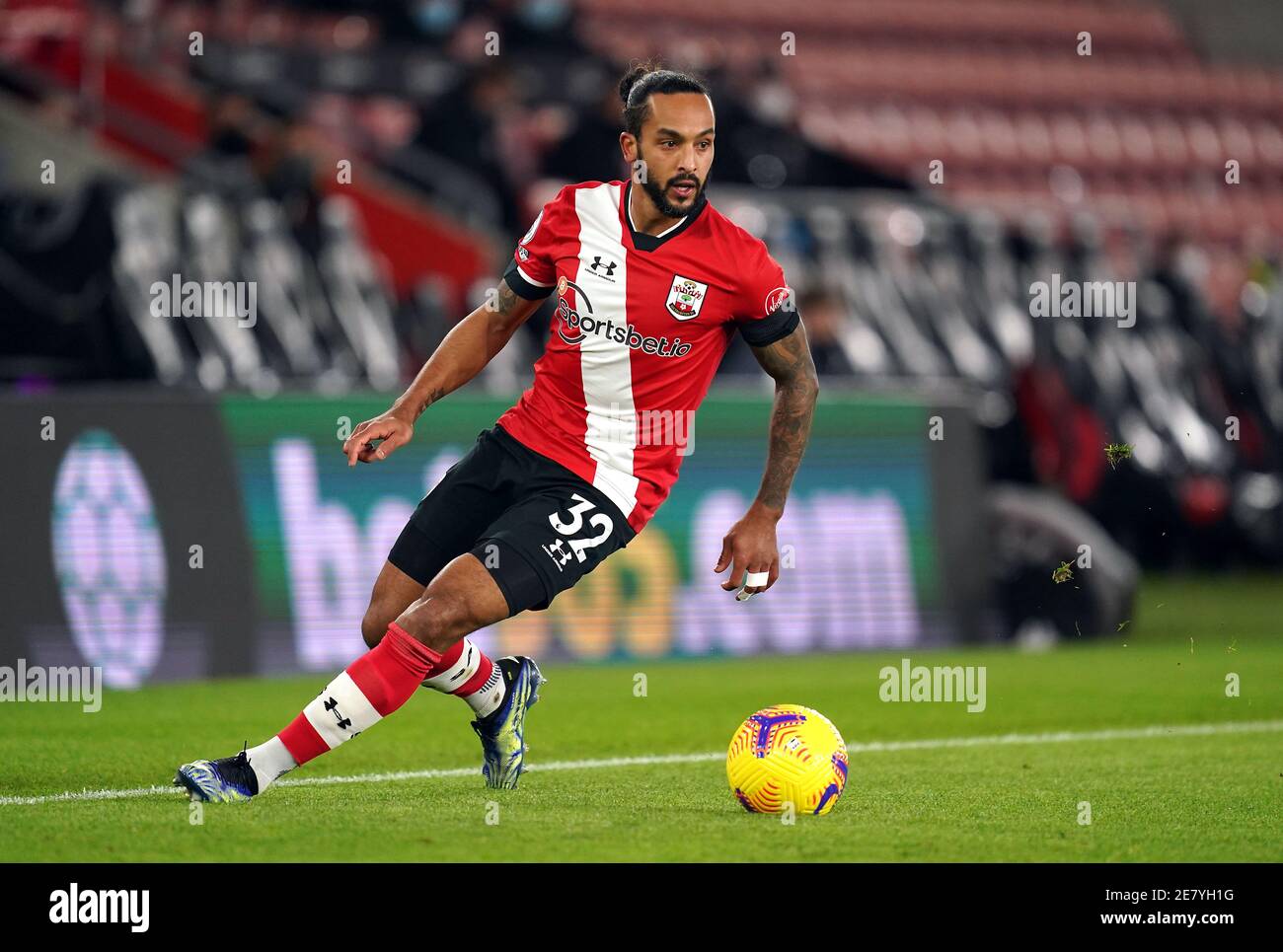Southampton S Theo Walcott During The Premier League Match At St Mary S Stadium Southampton Picture Date Saturday January 30 2021 Stock Photo Alamy