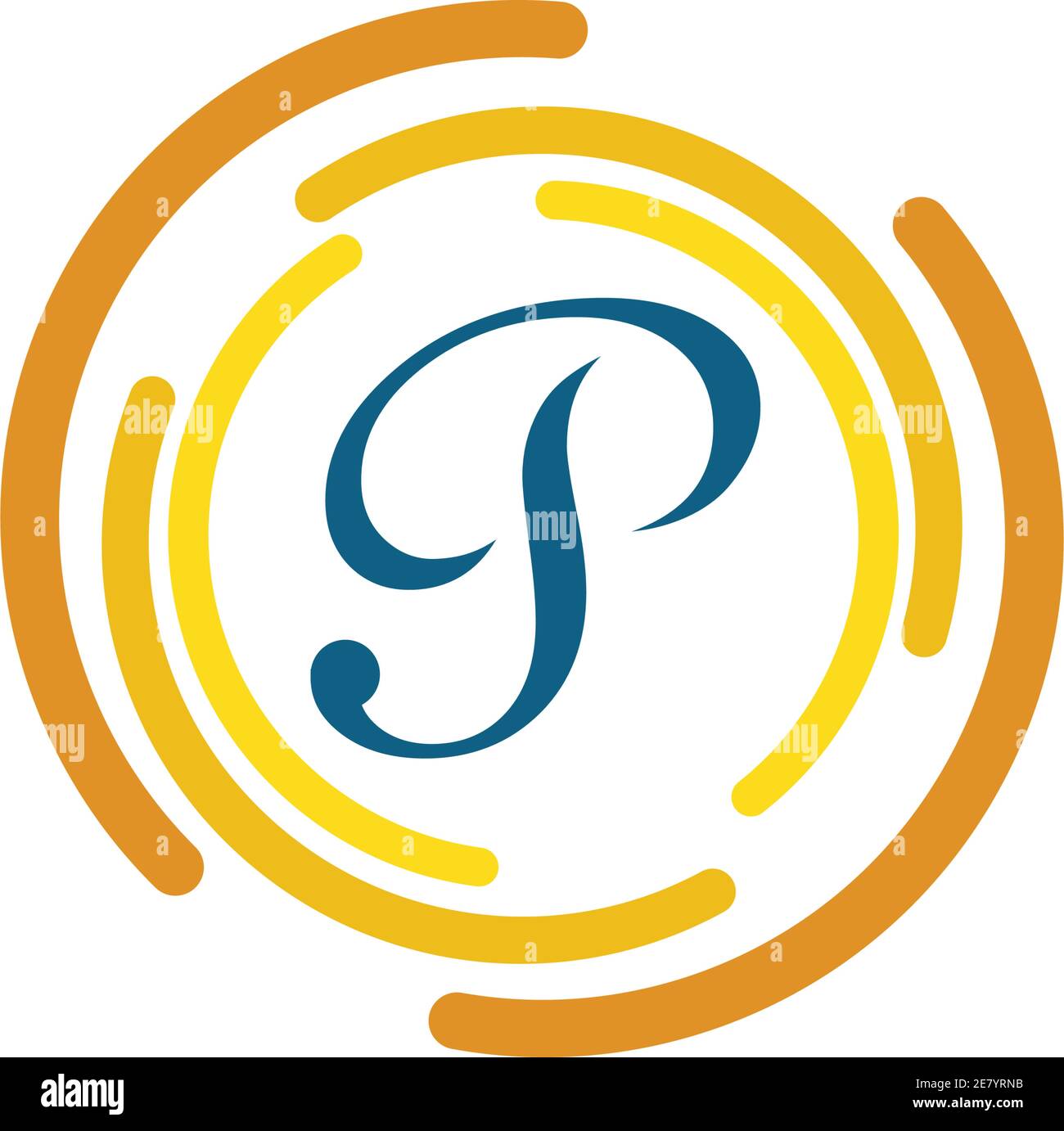Letter P Business corporate abstract unity vector logo design template ...